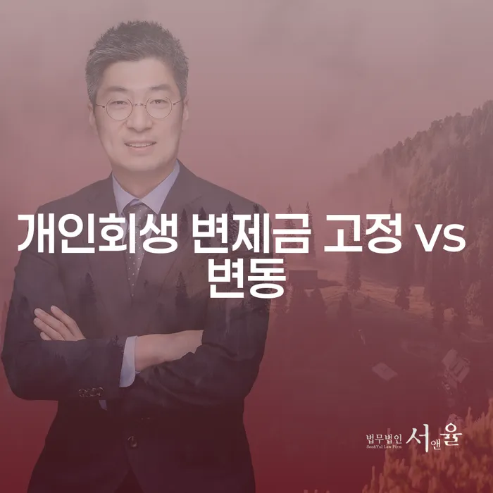 개인회생 변제금 고정과 변동, 어떤 것이 나에게 적합할까?