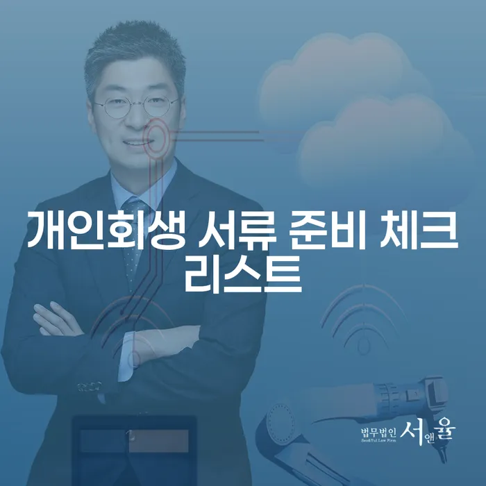 개인회생 서류 준비 체크리스트: 어떻게 준비해야 할까요?