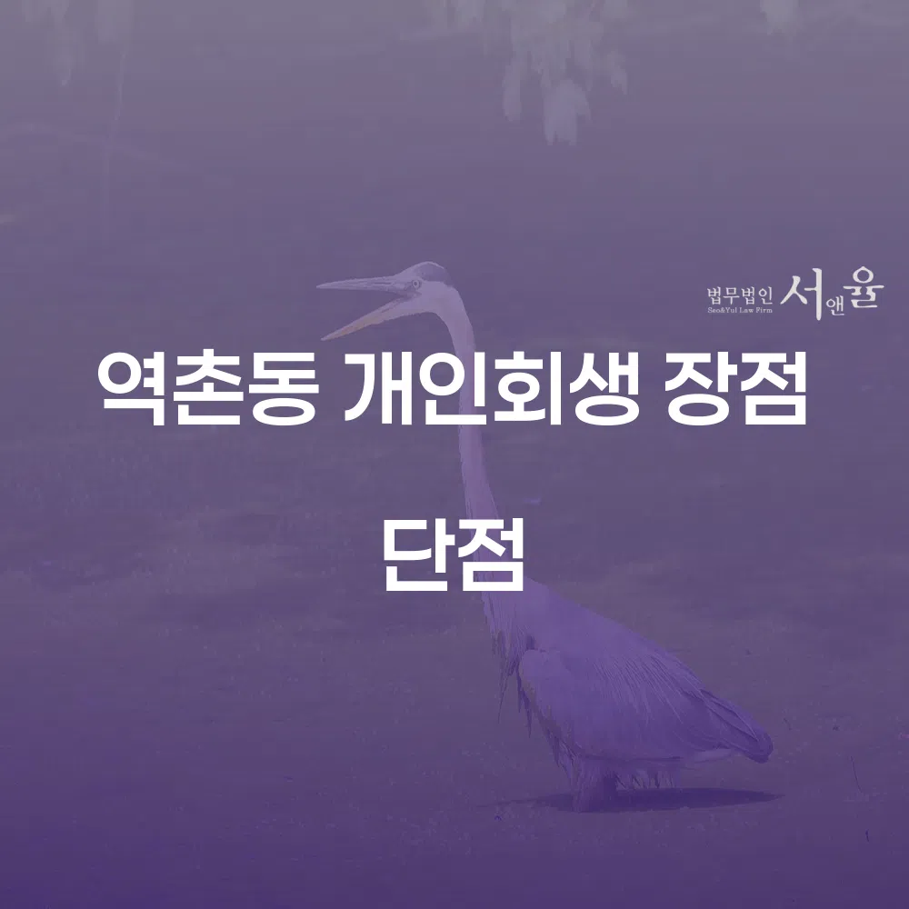 역촌동 개인회생 장점과 단점 이해하기